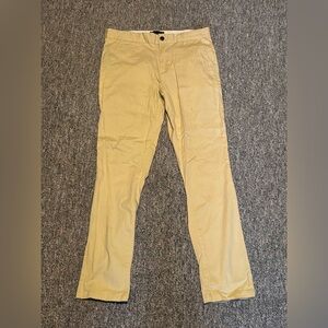 Used Five Four Khaki Pants Cream Size 31 Straight